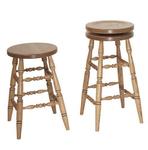 Deluxe Turned Leg Bar Stool