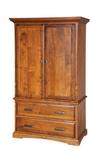 42" Wood Armoire Dresser