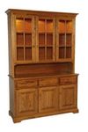 Amish Petersburg Shaker Hutch - Lifetime Warranty