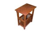 Solid Wood Prairie Mission Magazine End Table