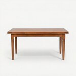 Amish Grainvalley Drawleaf Extension Dining Table