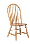 Amish Lee Bent Feather Bow Back Windsor Dining Chair