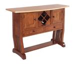 Royal Mission Sideboard with Wine Rack