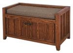 Amish Mission Cabinet Storage Bench