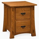 Amish Whiteridge Mission Solid Wood File Cabinet - Choose Size