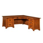 Whiteridge Mission L Desk