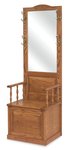 Raised Panel Hall Storage Bench