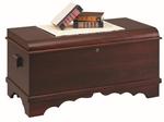 Ridgemont Cherry Wood Small Waterfall Hope Chest