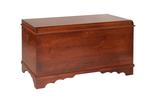 Amish Ridgemont Cherry Wood Jumbo Waterfall Hope Chest