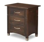 Adella Nightstand with Three Drawers