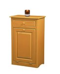 Pine Wood Tilt Out Trash Bin Cabinet