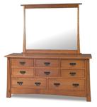 Amish Rockefeller Mission Dresser with Eight Drawers