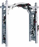 Kingston 7 ft. Vinyl Arch Arbor
