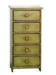 5 Drawer Pine Wood Chest of Drawers