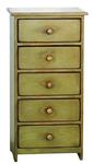 5 Drawer Pine Wood Chest of Drawers
