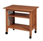 Mission Plasma TV Stand with Casters