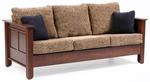 Amish Arlington Wood Frame Custom Sofa