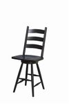 Galloway Shaker Ladder Back Swivel Counter and Bar Stool