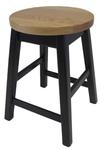 Round Plain Flat Seat Counter Stool