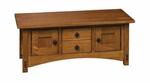 Amish Lucern Mission Cabinet Coffee Table