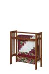 Solid Wood Arts and Crafts Quilt Rack