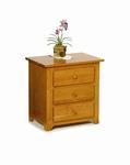 Three Drawer Shaker Nightstand