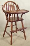 Lancaster Arrow-Back Wooden High Chair
