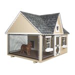 Amish 8'x 10' Ezra Cozy Dog Kennel Kit
