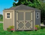 Wood Classic Five-Corner Shed Kit