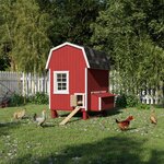 Amish Wood Gambrel Chicken Coop DIY Kit