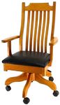 Amish Mission Desk Chair