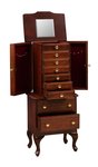 Real wood store jewelry armoire