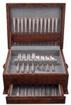 Handcrafted Solid Wood Flatware Chest – Holds 12 Place Settings