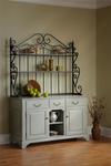 French Country Kittrell Hutch with Bakers Rack