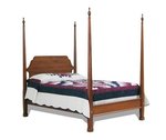 Amish Leora Pencil Post Bed