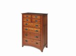 Amish Deluxe Kenneth Mission Chest of Drawers