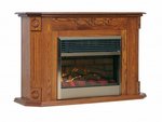 Heritage Mantel Electric Fireplace with Insert