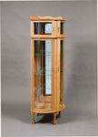 Corner Bonnet Top Curio Cabinet