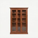 Double Door Picture Frame Deluxe Bookcase