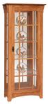Mission Curio Cabinet with Mullions
