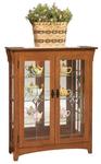 Mission Curio Cabinet Bookcase