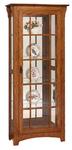 Hardwood Mission Curio Cabinet