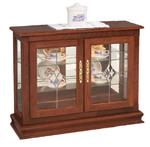 Small Console Curio Cabinet Display Case