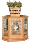 Deluxe Console Corner Curio Cabinet