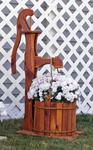 Cedar Decorative Pump Planter with Bucket - Large