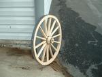 Wooden Hub Buggy Wheel - 24" Diameter