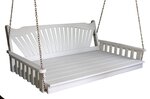 Amish Pine Wood Fanback Swing Bed