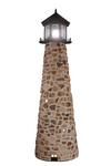 Amish-Made Stone Custom Yard Lighthouse