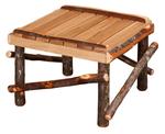 Blue Mountain Hickory Twig Rustic Footstool