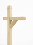 Crafted Pressure Treated Pine Wood Mailbox Post